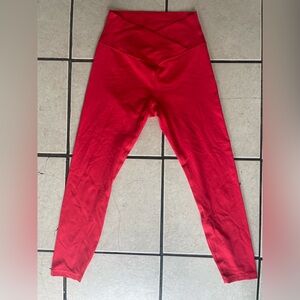 Red Women's Leggings by CRZ Yoga